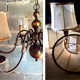 Vintage pork bladder lamps-day for dutch lustre