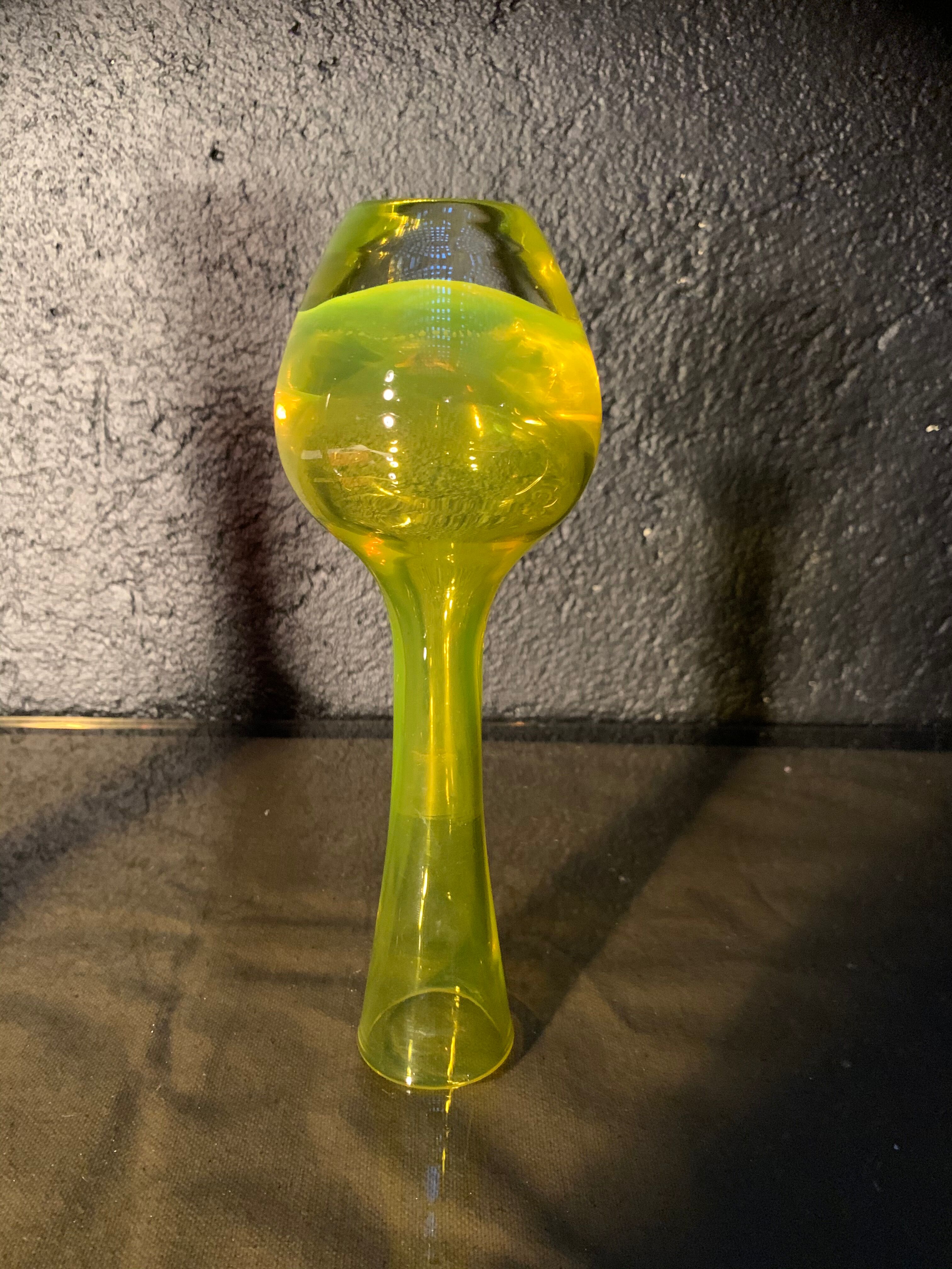 Soliflore, vintage glass vase 1960