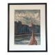 Jean LECLAIR 1919-1996. Honfleur. Watercolour