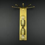 Vintage Murano Torciglioni wall lamp by Avmazzega, Italy, 1970s