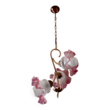 Opaline chandelier