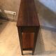 Walnut console