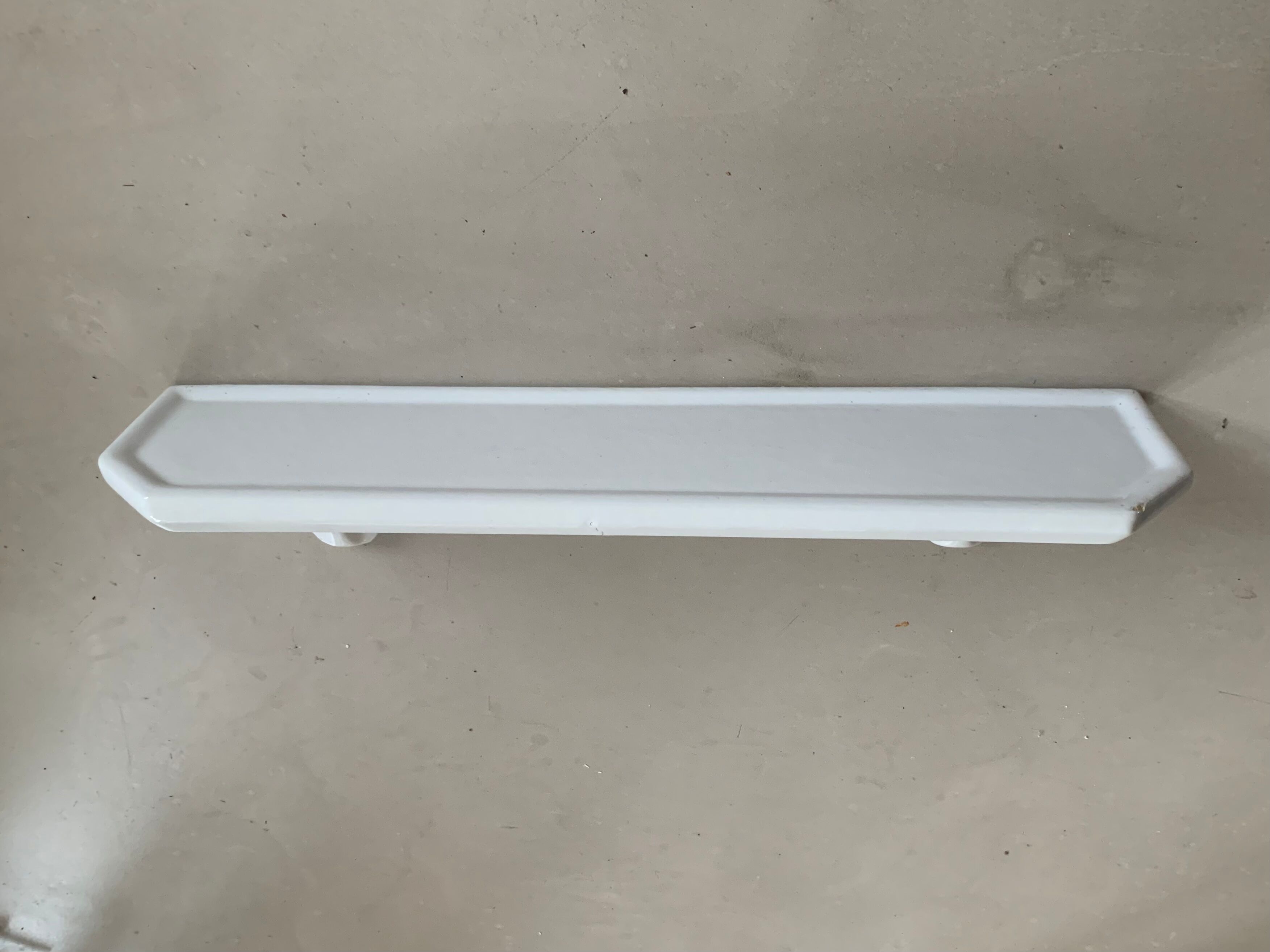 Antique ceramic shelf