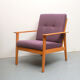 1960s armchair in violett