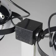 Silver Trepiù table lamp by Gae Aulenti & Livio Castiglioni for Stilnovo, 1971