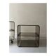 Smoked plexiglass side table by M. Dumas for Roche Bobois, 1970 design