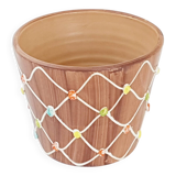 CERAMIC CACHE-POT 1950 1960 VINTAGE ROCKABILLY 50S 60S 50'S 60'S