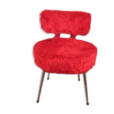 Chaise moumoute vintage