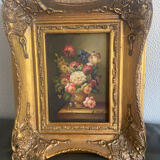 Still life oil on wood