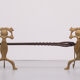 19 Century, Brass Fire Place Tools, Dutch