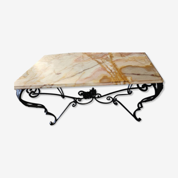 Marble coffee table