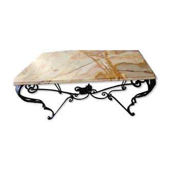 Marble coffee table