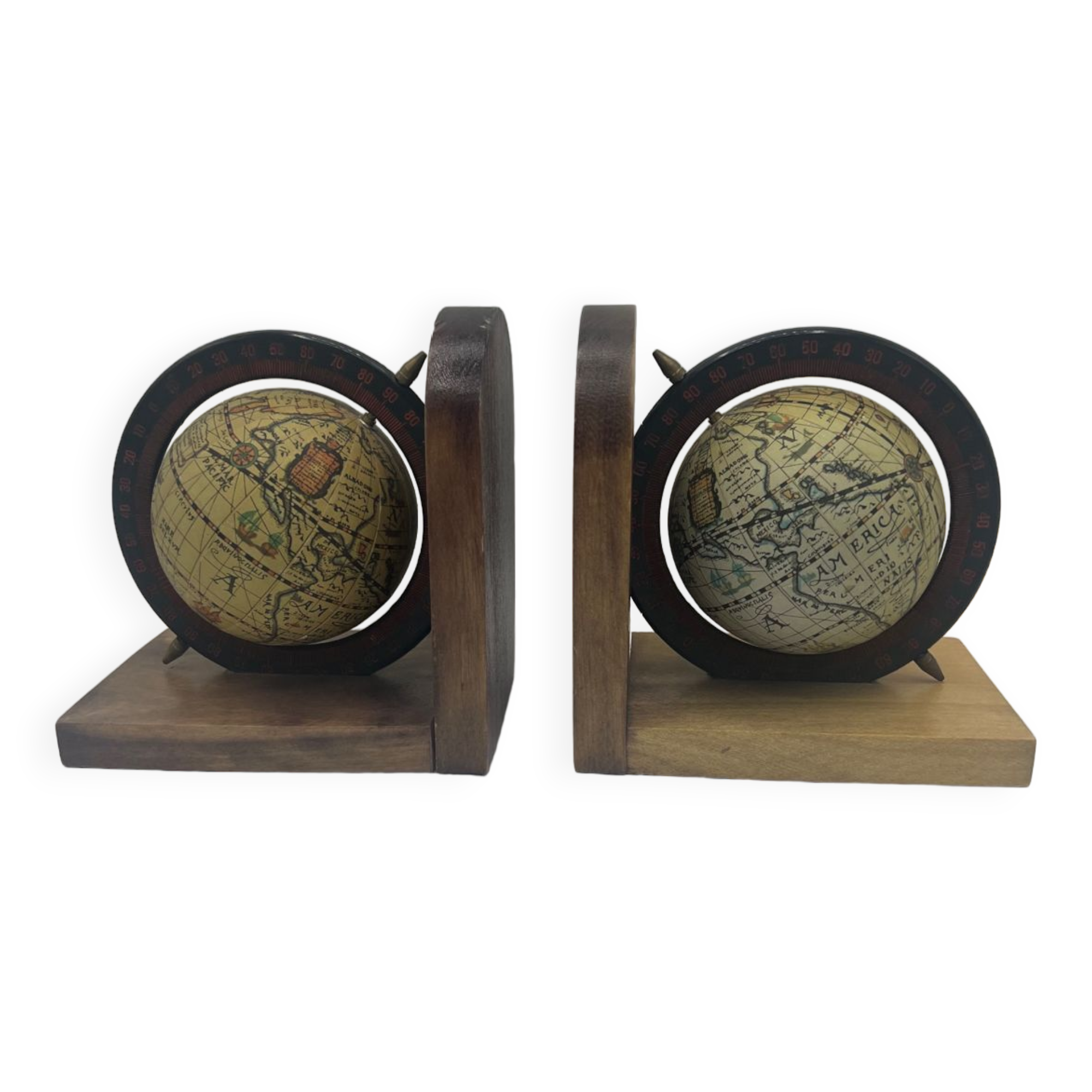 Bookends globe terrestrial