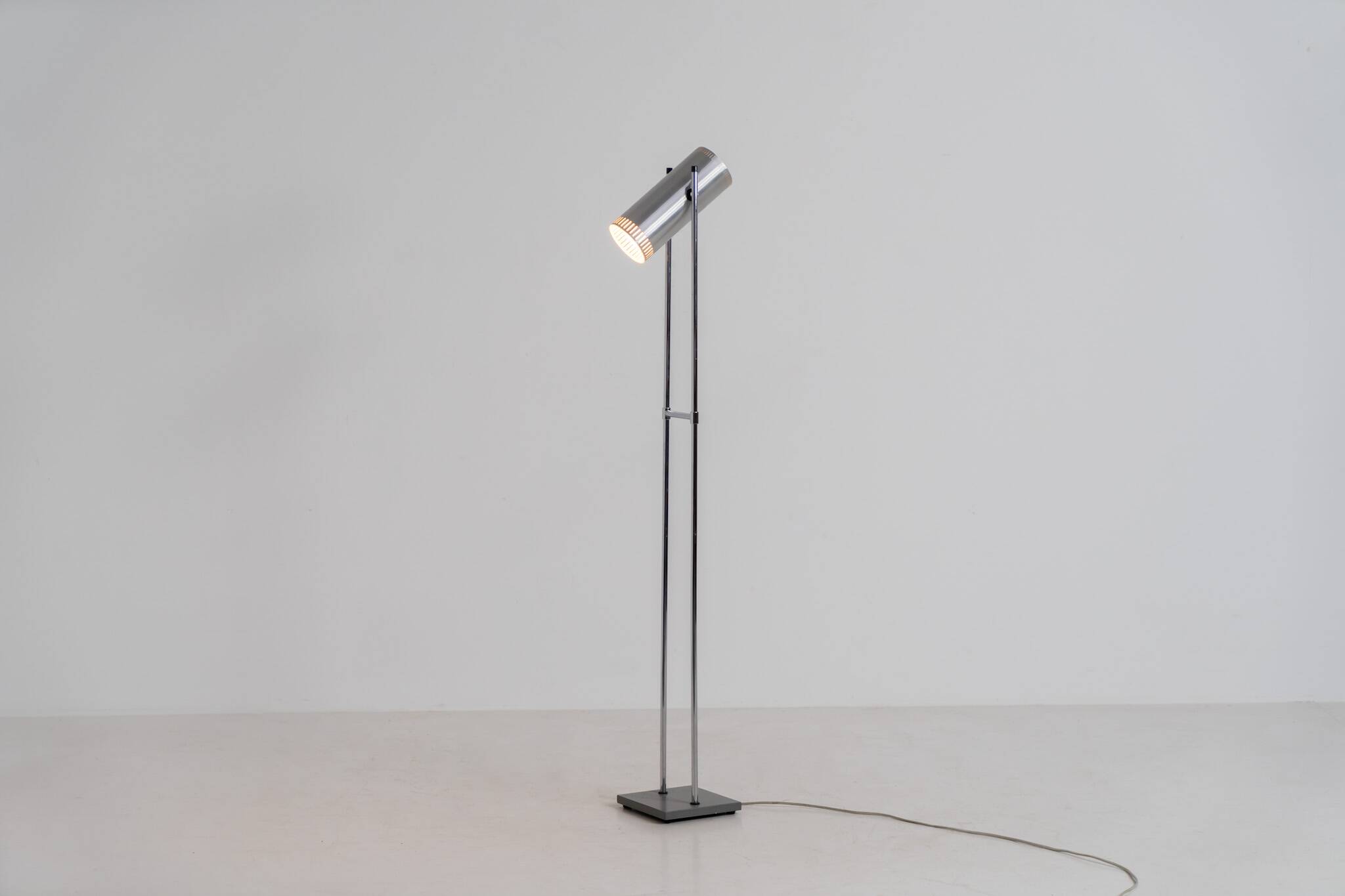 Trombone floor lamp by Jo Hammerborg for Fog & Mørup