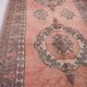 Tapis berbère en laine vintage marocain rose grand 212 x 394 cm, tapis fait main