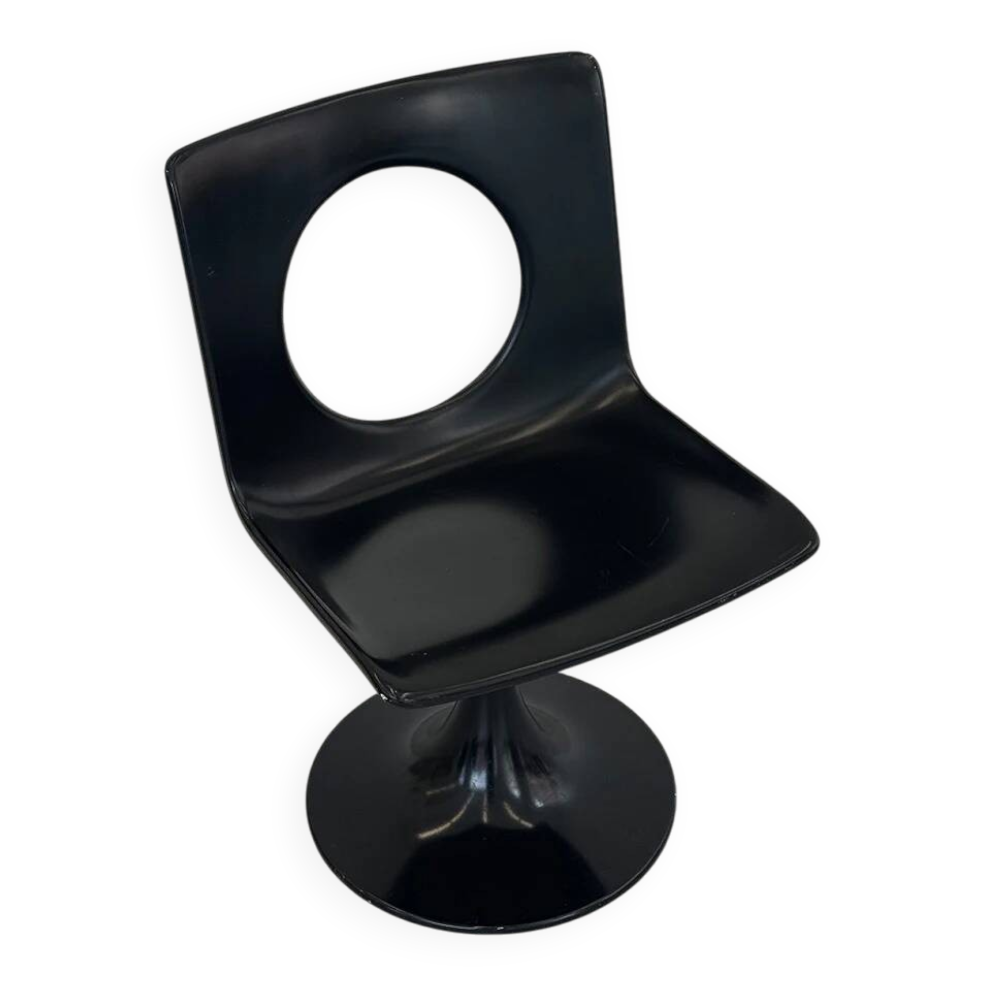 Black Afo-Seat 2001 swivel chair by Carl Gustaf Hiort af Ornäs