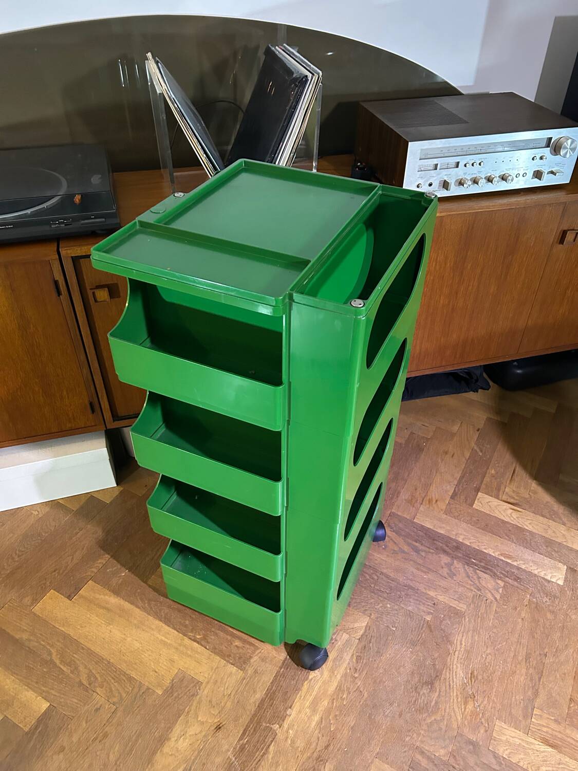 BOBY dessert trolley designed by Joe Colombo, 1970s.