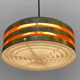 Multi layered pendant light by Carl Thore for Granhaga Metallindustri. Sweden 1970s.