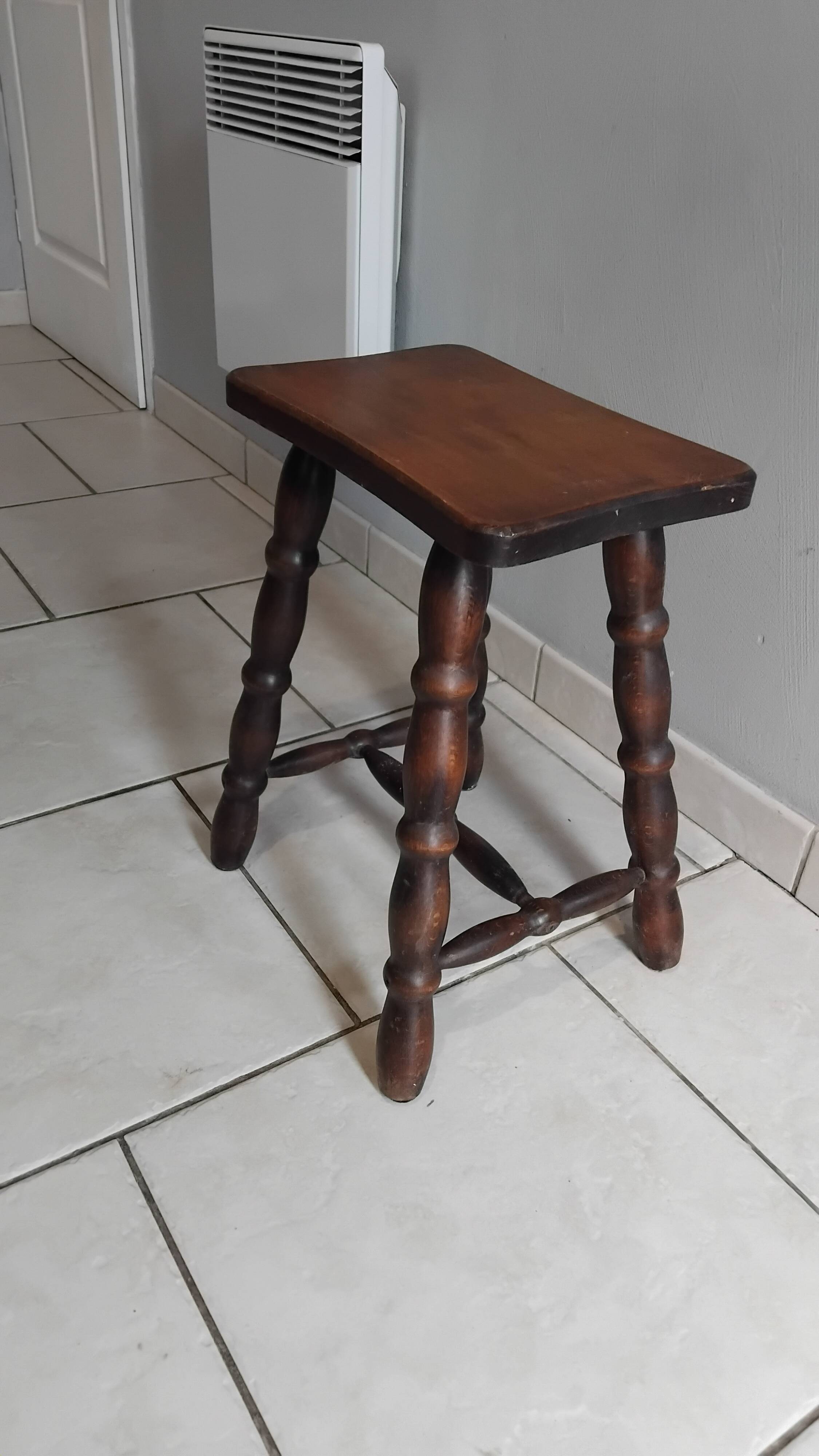 Vintage wooden stool