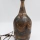 Ceramic lamp base signed jc courjault keraluc in quimper circa 1970