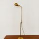 1970s adjustable BOLA brass floor or table lamp by Florian Schulz