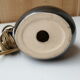 Vintage green and black ceramic lamp foot