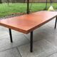 Scandinavian coffee table & 60s shelves