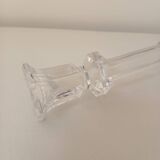 Glass candle holder