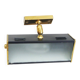 Six Italian wall sconces in brass and metal from the mid-20th century.
