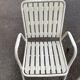 2 white emu rio garden armchairs with armrests