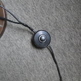 Lamppost space age brown with 2 spots