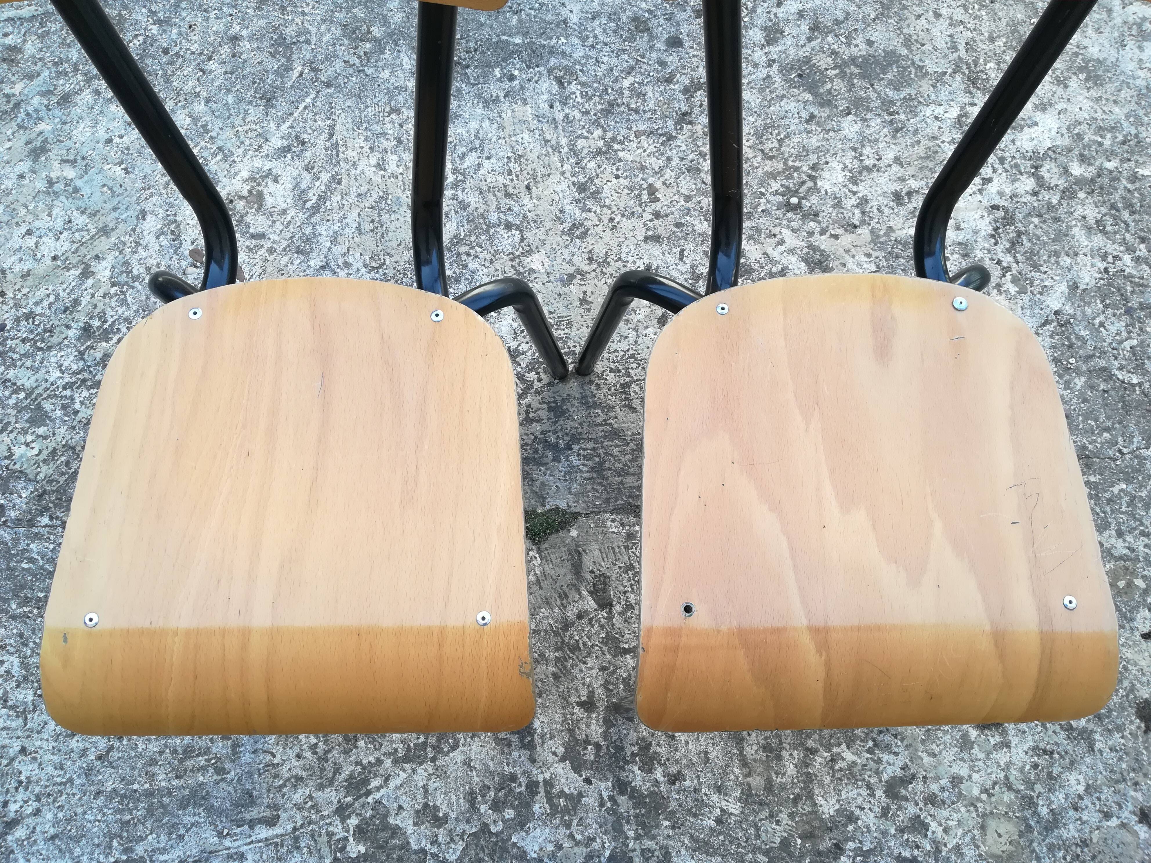 Vintage school chairs