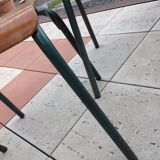 Suite of four school chairs 50/60 years