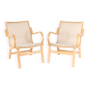 Paire de fauteuils scandinaves