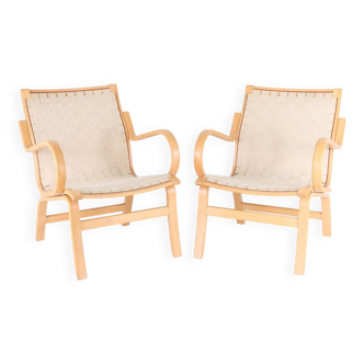 Paire de fauteuils scandinaves