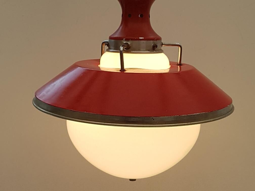 Metal and glass chandelier style boat