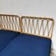 Pair of vintage rattan headboards