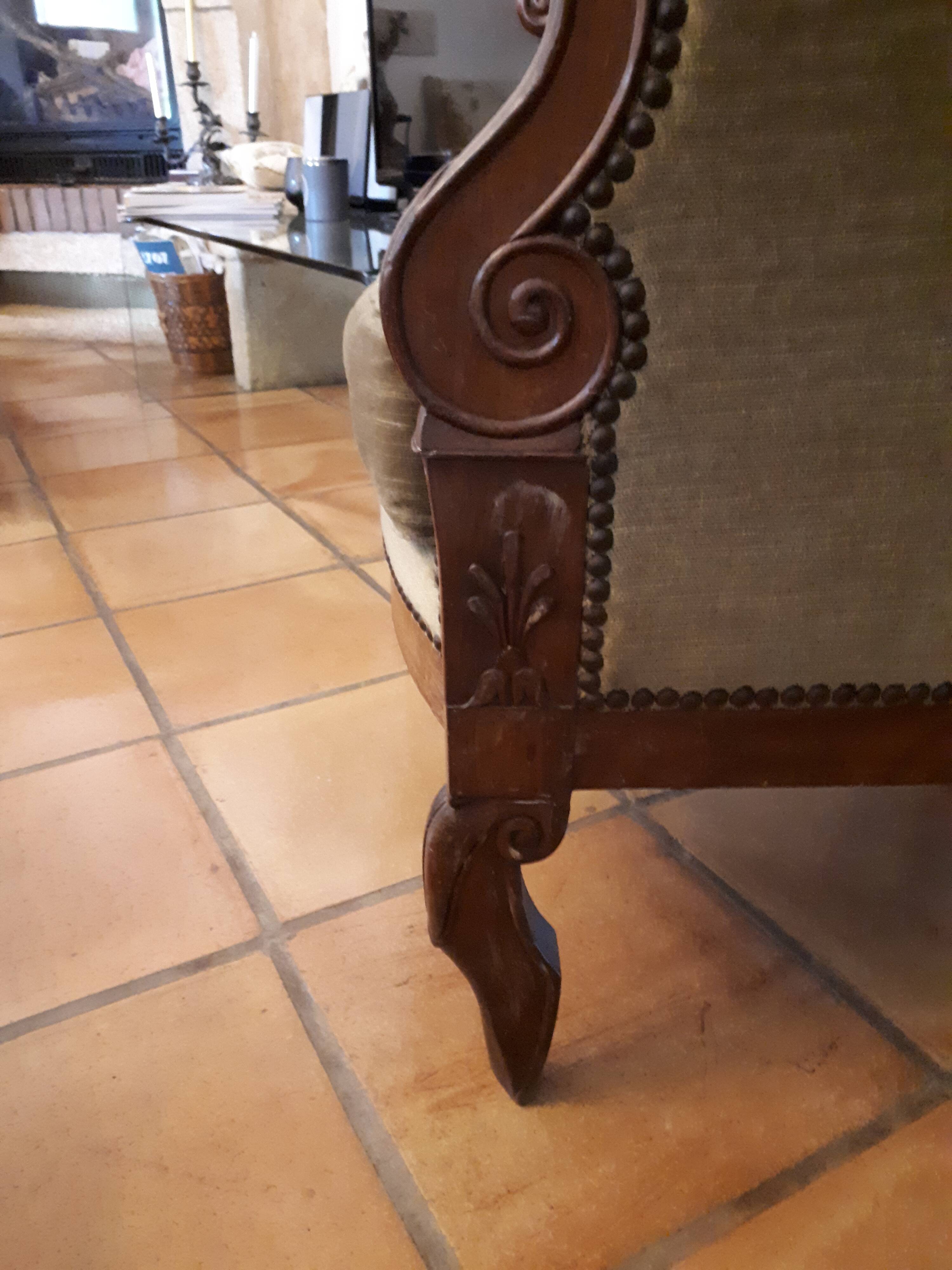 Fauteuil bois
