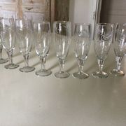 Lot de 8 flûtes à champagne
