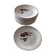 Lot de seize assiettes plates