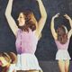 Painting on canvas former ballet dancers signed