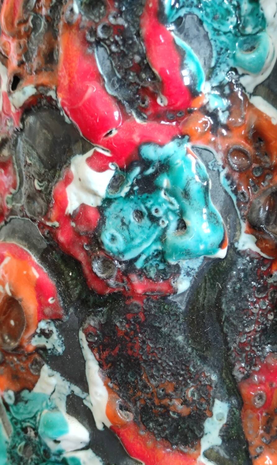 Ancien grand vase et pichet vintage rocaille de l océan