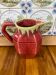Old ceramic jug pitcher Asian oxblood China Chinese 19th