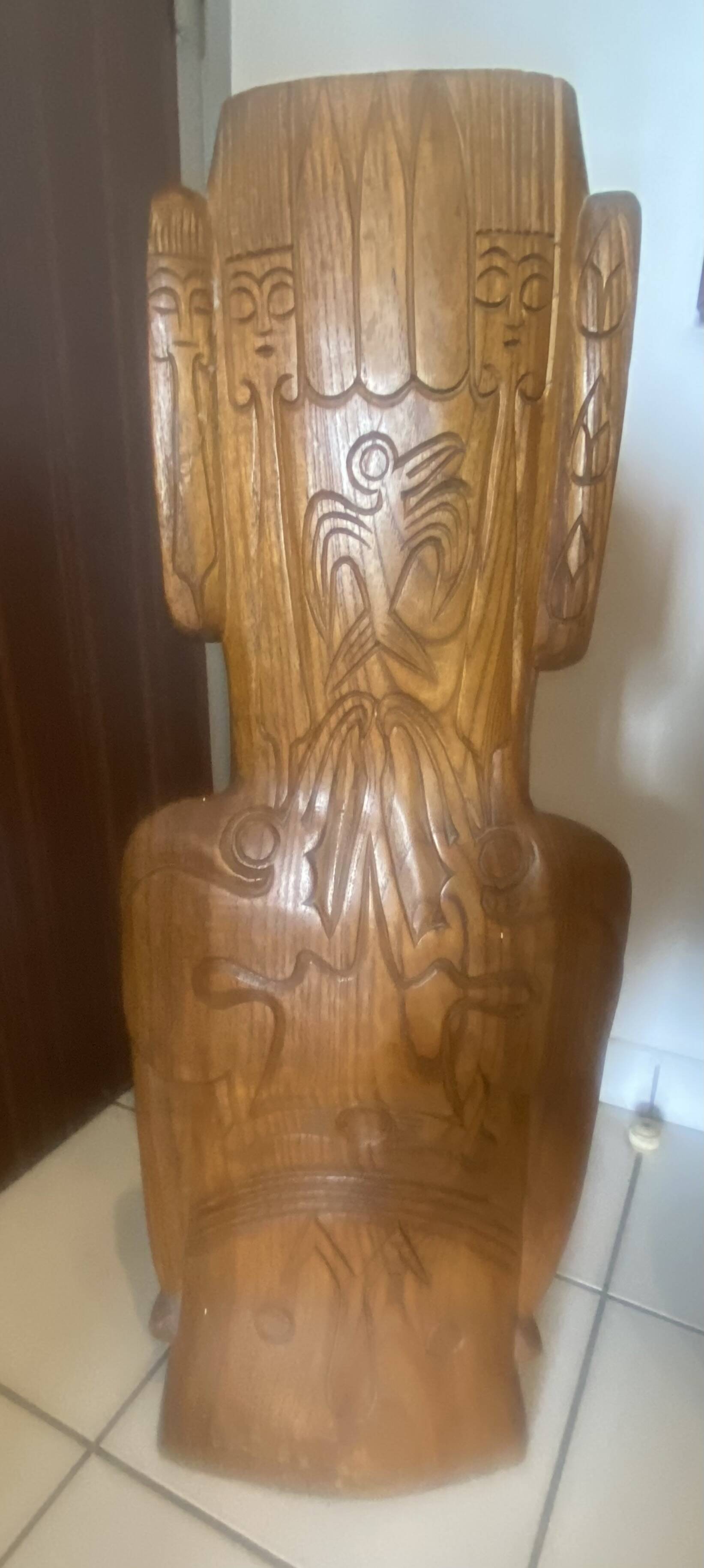 Wooden Moai Easter Island