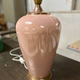 Enamelled ceramic lamp base