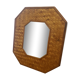 Rattan mirror