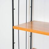 Etagère String années 60, étagères en noyer