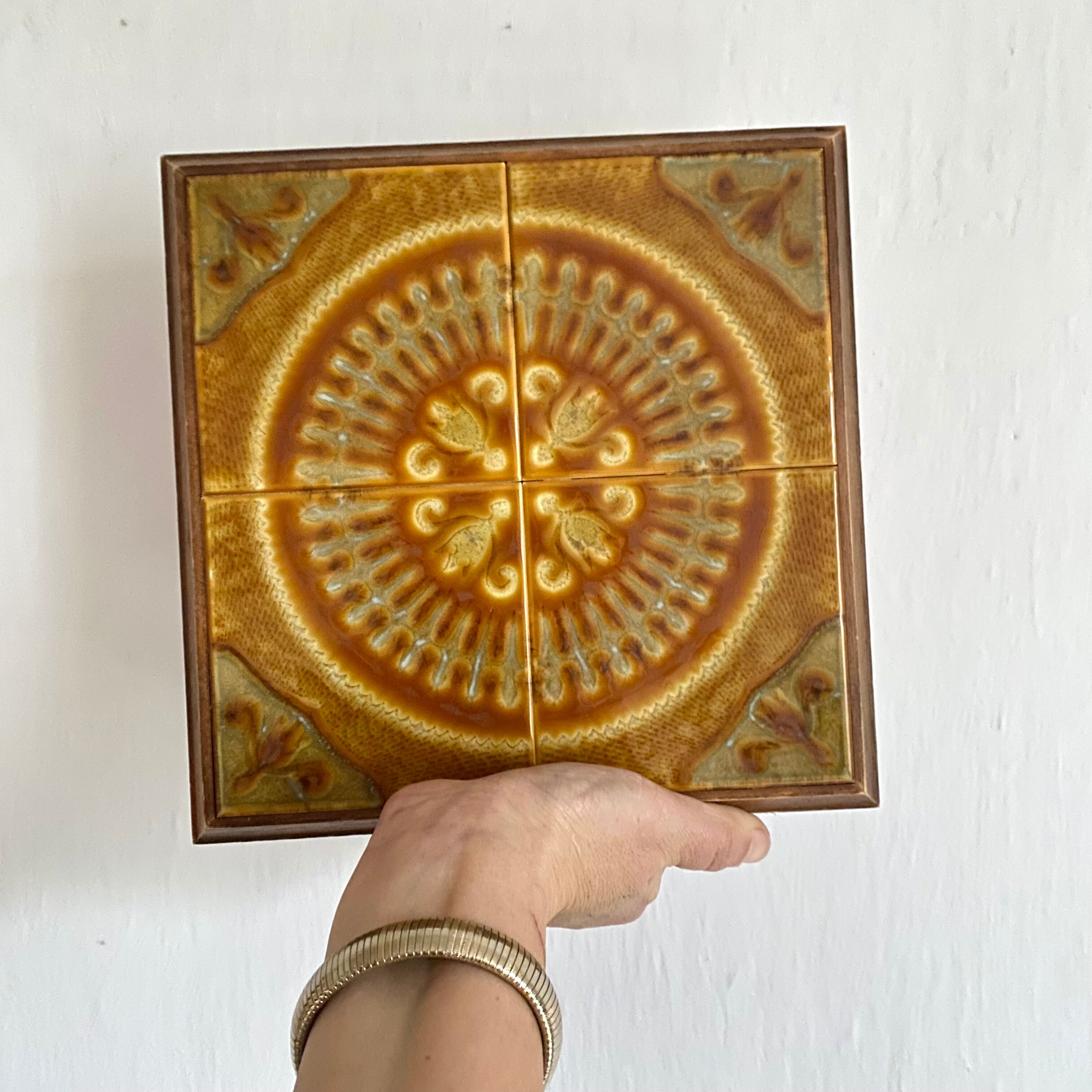 Vintage ceramic trivet