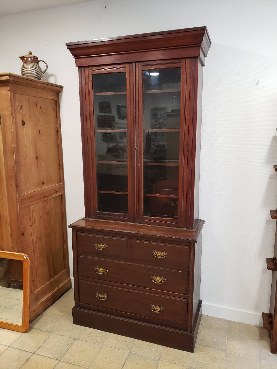 George III English commode library