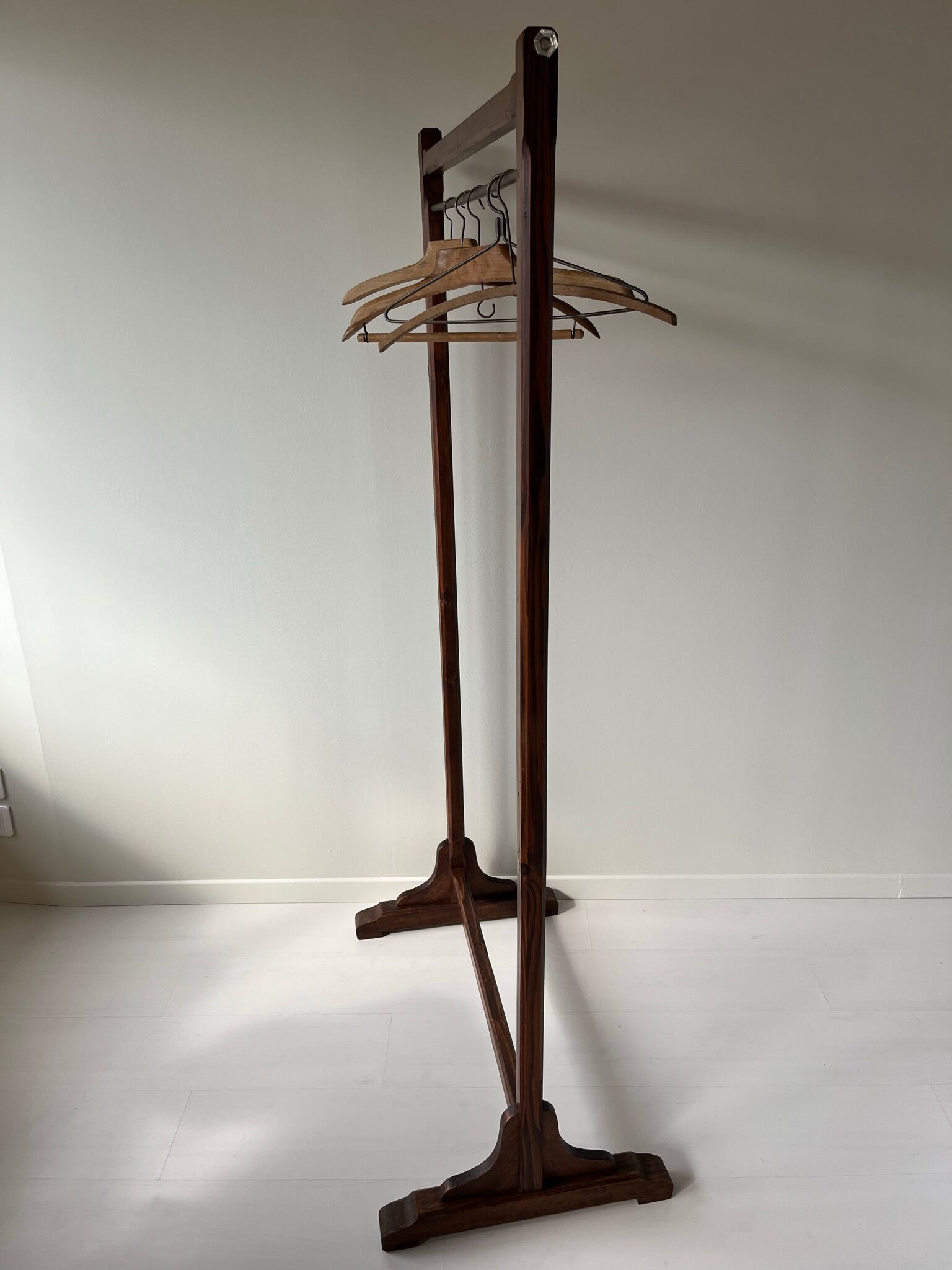 Clothes rack - antique wooden rack